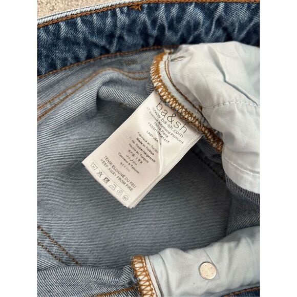 NWOT Ba&Sh straight leg lady jeans, Sz 4 $220 - Picture 6 of 10